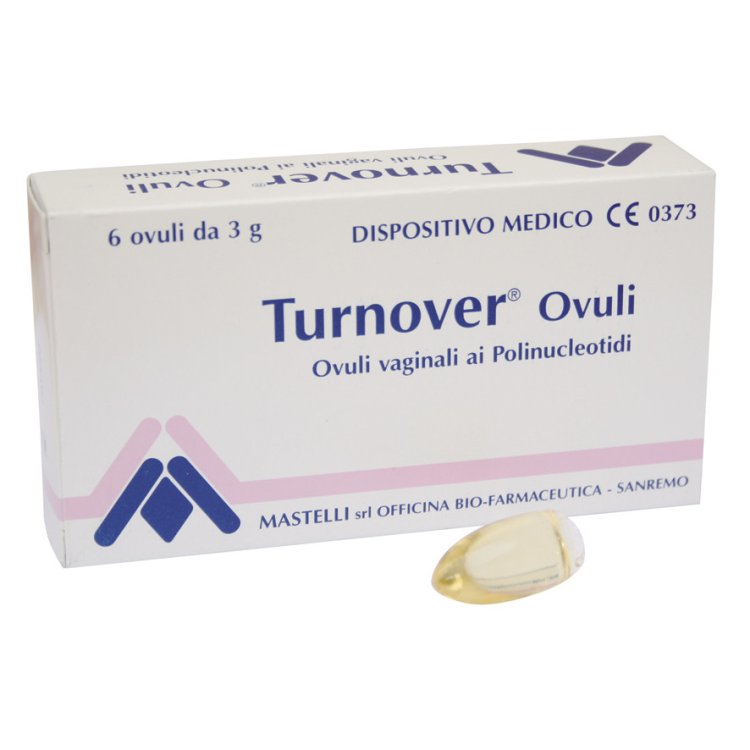 Mastelli Turnover Ovuli Vaginali Idratante e Lubrificante - 6 Ovuli