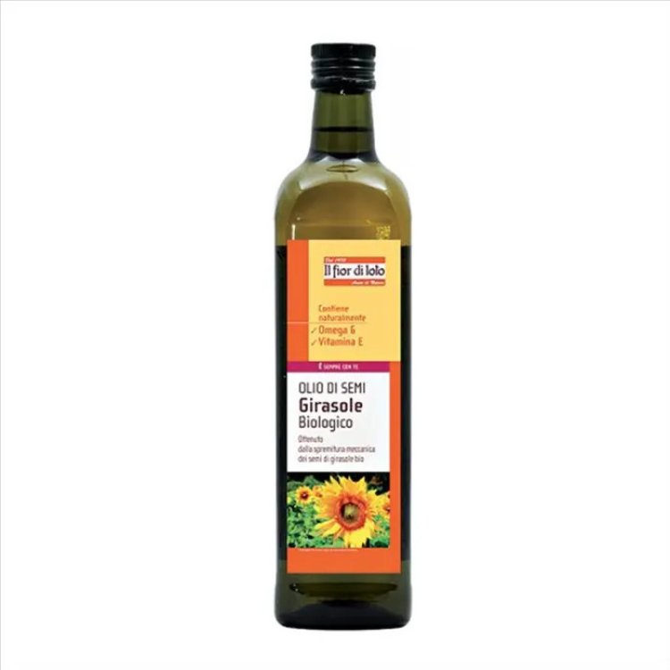 Fior Di Loto Olio di Semi di Girasole Ricco di Omega 6 e Vitamina E 750ml