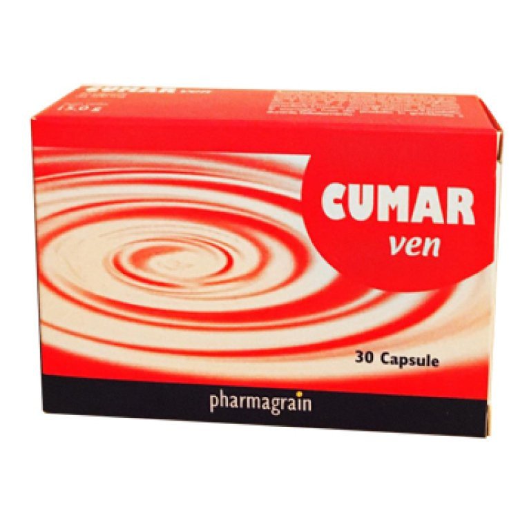 Pharmagrain Cumarven Integratore per Circolazione Estratti Vegetali 30 Capsule