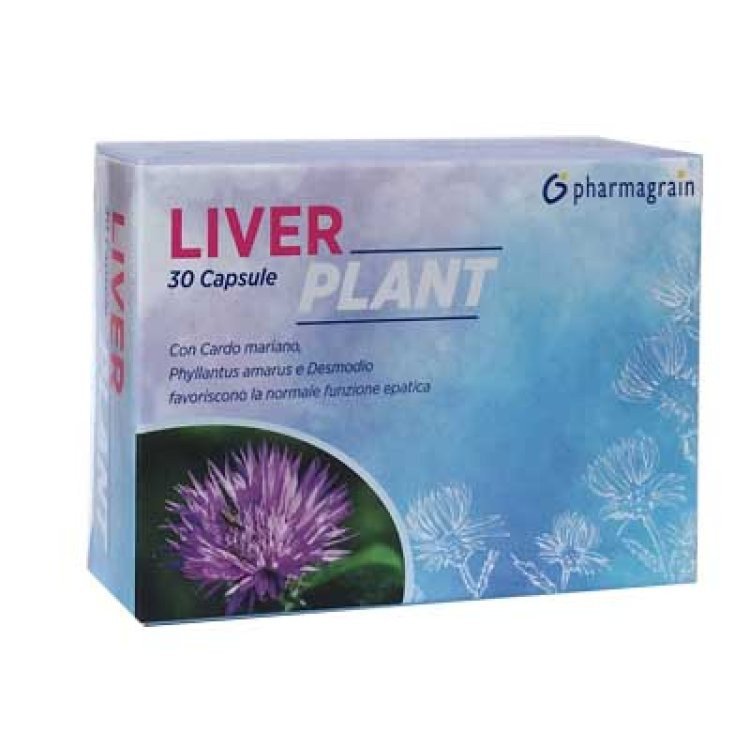 Pharmagrain Liver Plant Integratore Alimentare Supporto Epatito 30 Capsule