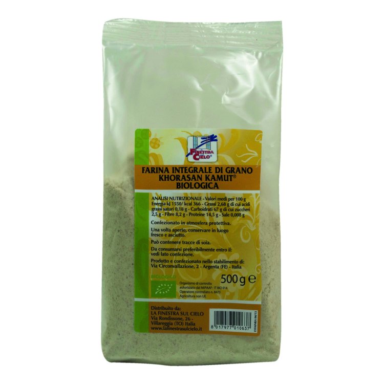 La Finestra sul Cielo Farina Integrale di Grano Khorasan Kamut Bio per Ricette