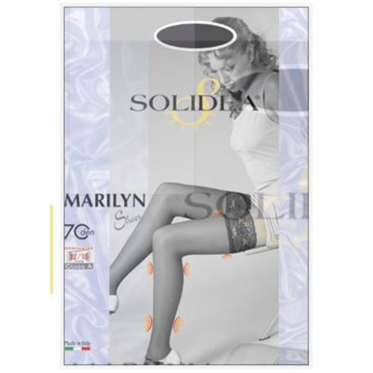 Solidea Marilyn 70 Sheer Calza Autoreggente Sabbia