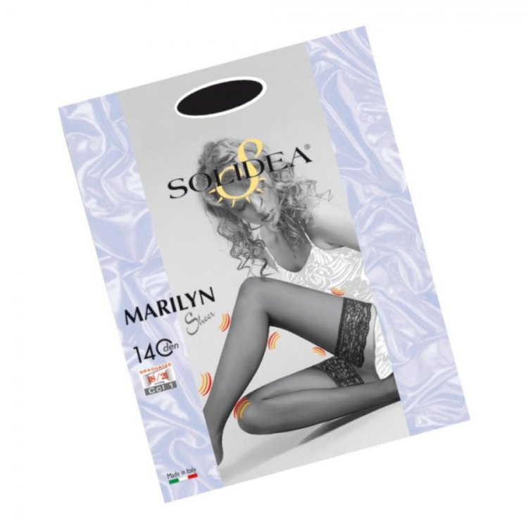 Solidea Marilyn 140 Calza Autoreggente Visone Taglia L