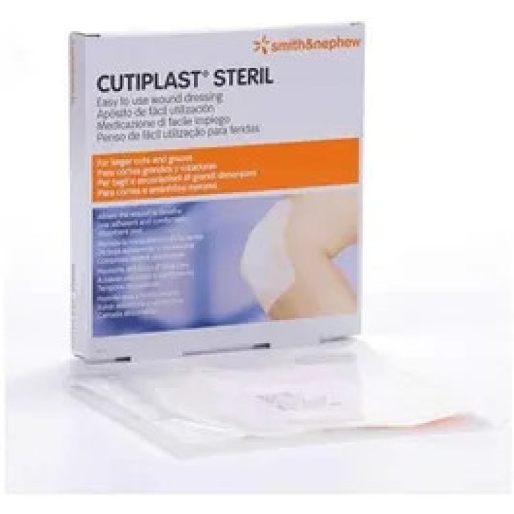 Cutiplast Steril Medicazione Adesiva Sterile 10x8cm, 5 Pezzi