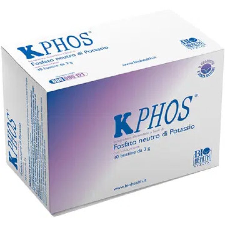 Kphos Integratore di Potassio e Fosforo, 30 Bustine