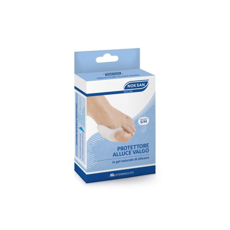Nok San Protettore Alluce Valgo Misura S/M in Gel di Silicone