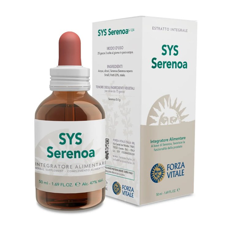 Forza Vitale Sys Serenoa Gocce Integratore per Prostata 50ml Senza Glutine