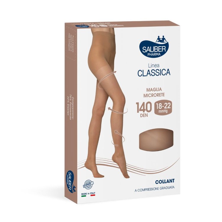 Sauber Col 140 Micr Bisquit 5 Collant Compressione Graduata