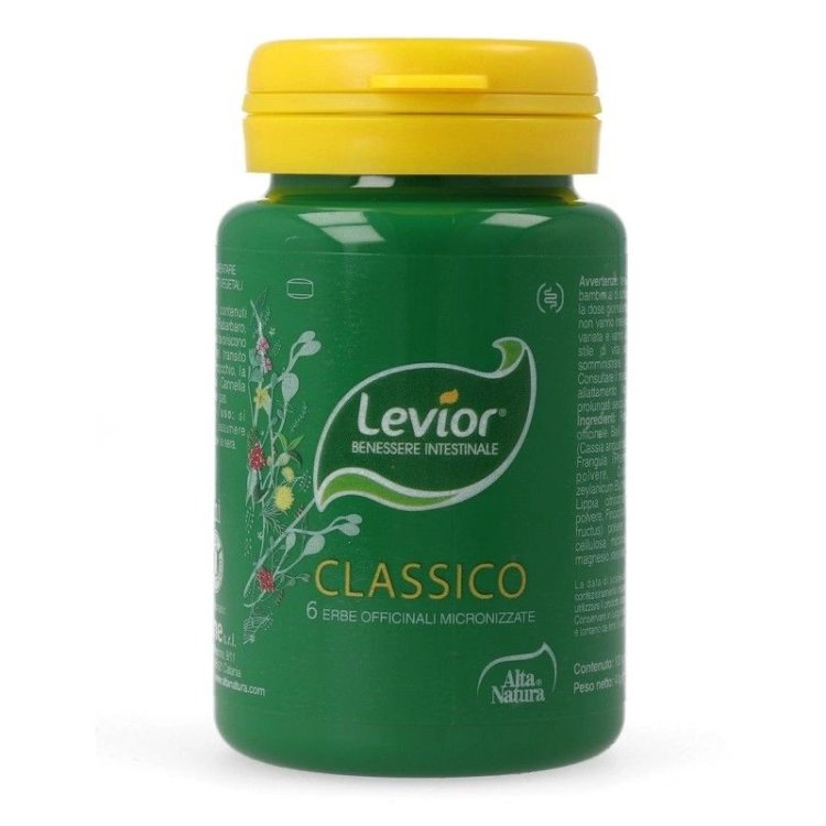 Alta natura Levior Integratore per Regolarit&agrave; Intestinale 100 Tavolette 400mg Vegan