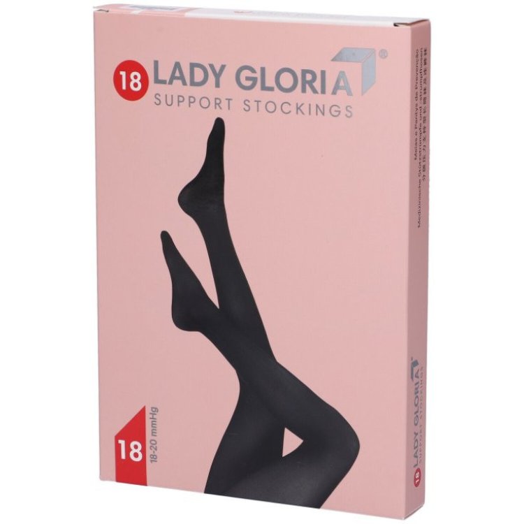 Gloria Ladygloria 18 Calze Autoreggenti Compressione 140 Daino Taglia 1