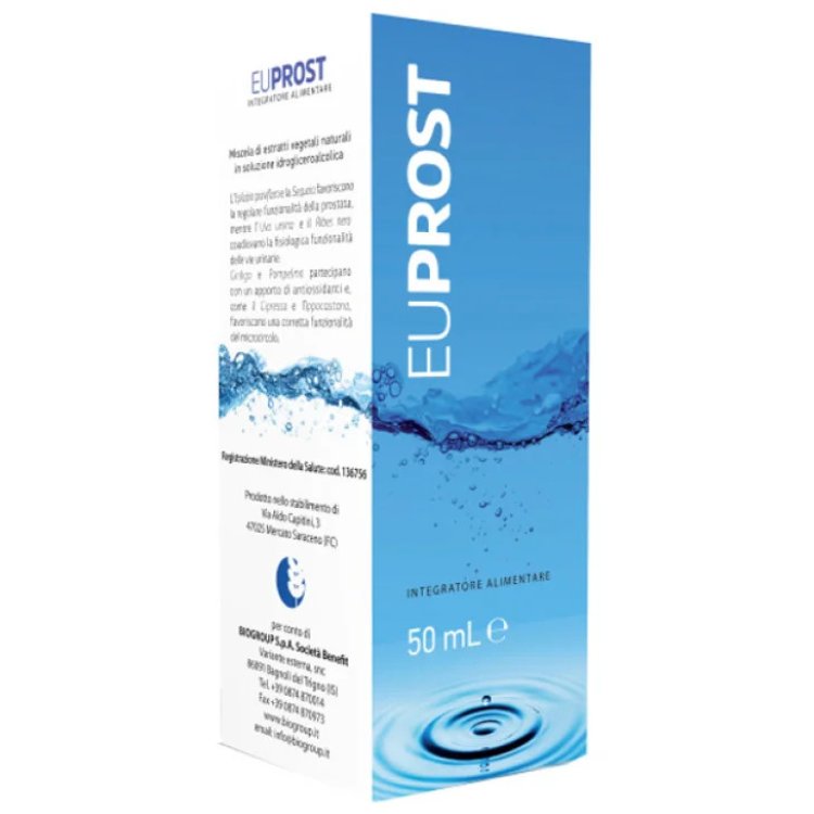 Biogroup Euprost Integratore per Prostata con Epilobio e Uva Ursina 50ml