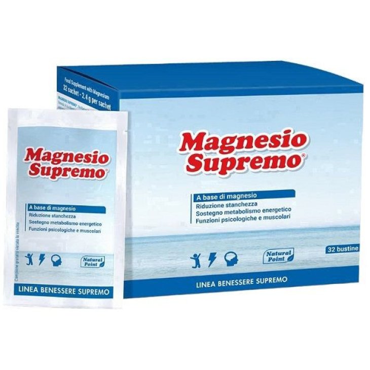 Natural Point Magnesio Supremo Integratore Supporto Metabolismo - 32 Bustine