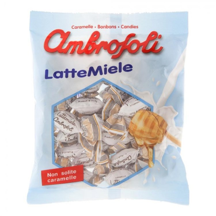 Ambrosoli Caramelle Latte e Miele in Busta da 135g