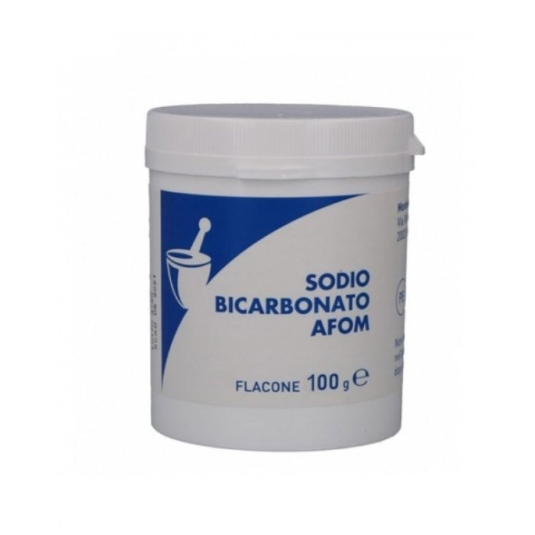 Afom Sodio Bicarbonato Integratore per Iperacidit&agrave; Bruciori Stomaco Barattolo 100g
