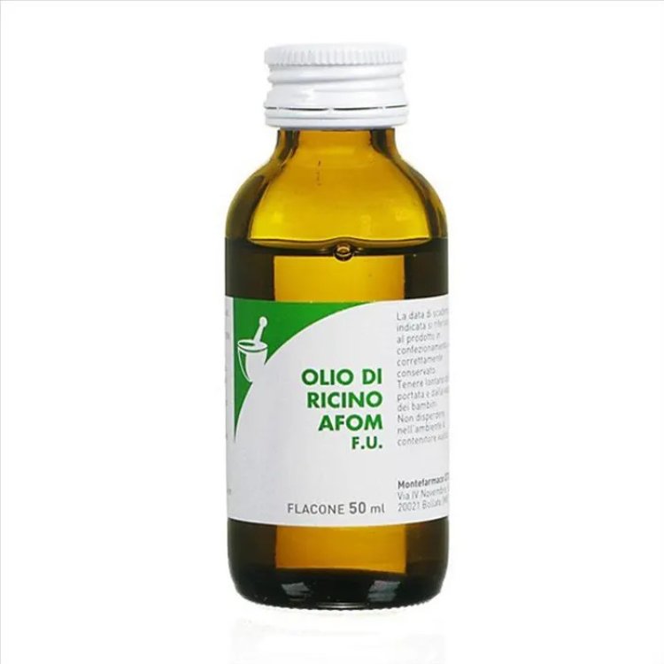 Afom Olio di Ricino Lassativo e Cosmetico 50 ml