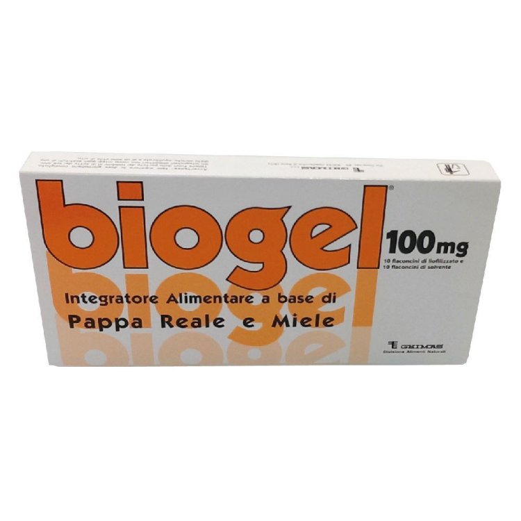 Biogel 100 mg Integratore Alimentare con Pappa Reale 10 Fiale