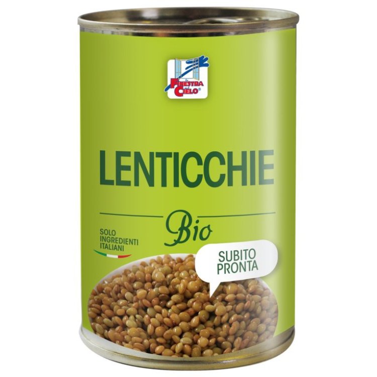 La Finestra Sul Cielo Lenticchie Pronte Biologiche in Lattina 400 g