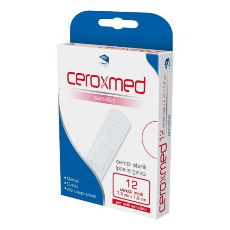 Ceroxmed Flex Sensitive Cerotti Medi per Pelli Sensibili 12 Pezzi Ceroxmed Flex Sensitive Cerotti Medi per Pelli Sensibili 12 Pezzi