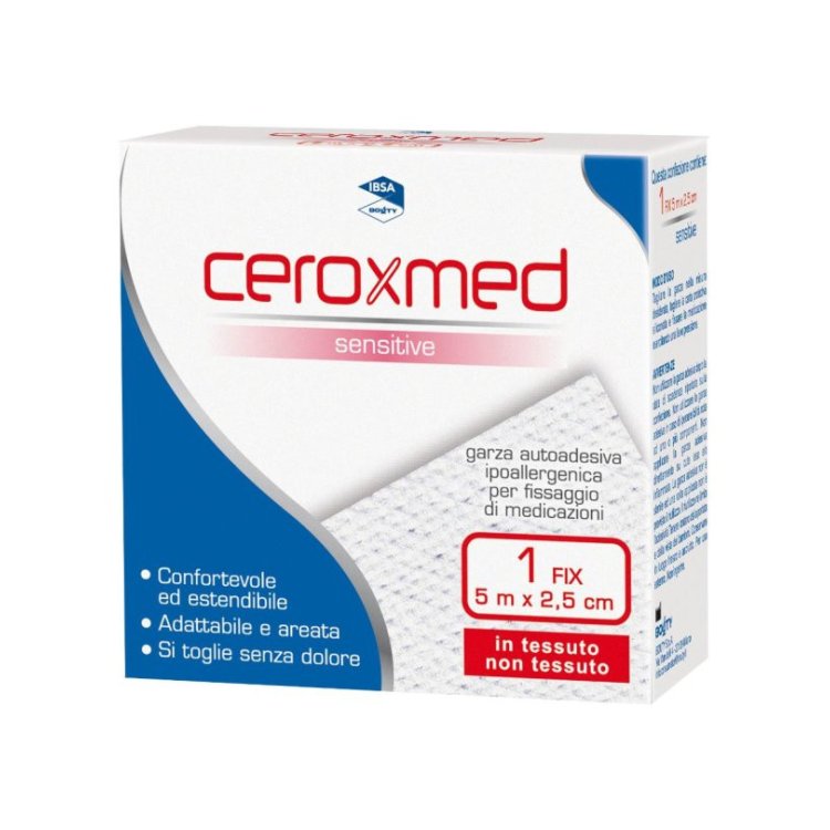 Ceroxmed Garza Sensitive Fix Per Medicazioni 500x2,5 cm Ceroxmed Garza Sensitive Fix Per Medicazioni 500x2,5 cm