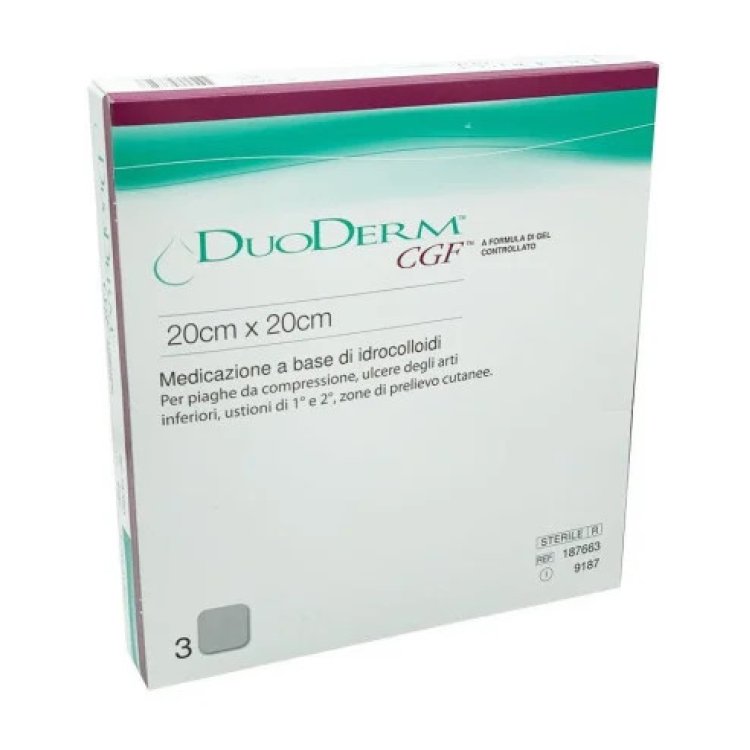 Convatec DuoDERM CGF Medicazione Idrocolloidale Sterile 20x20 cm