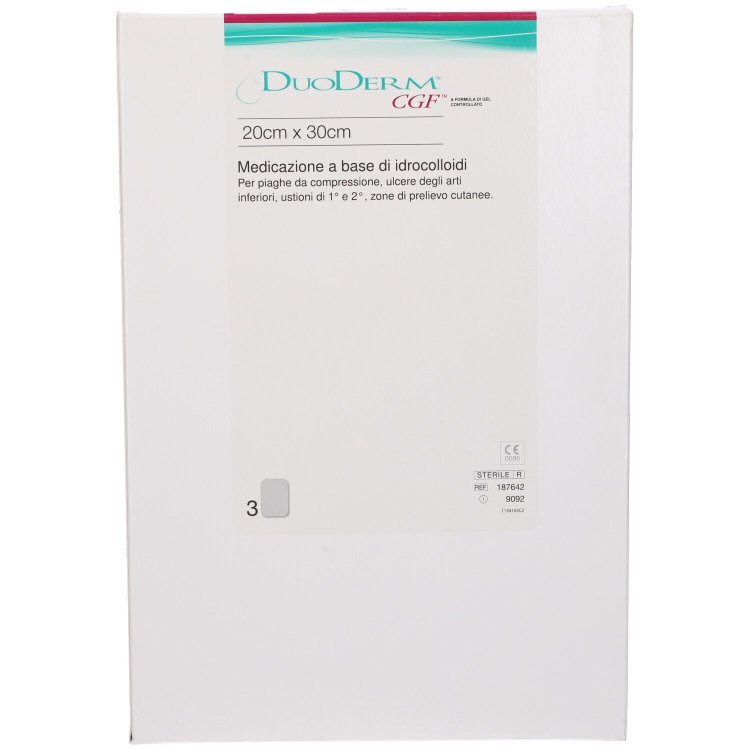 Convatec Duoderm CGF Medicazione Idrocolloidale Sterile 20x30 cm Convatec Duoderm CGF Medicazione Idrocolloidale Sterile 20x30 cm