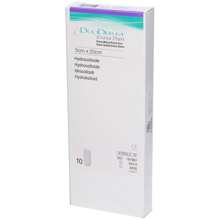 Convatec Duoderm Extra Sottile Medicazione Sterile Idrocolloidale 5x20cm - 10 Pezzi Convatec Duoderm Extra Sottile Medicazione Sterile Idrocolloidale 5x20cm - 10 Pezzi
