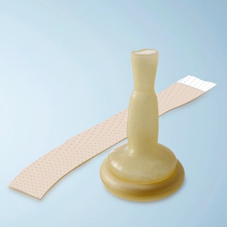 Conveen Guaina Urinaria con Striscia Biadesiva 25 mm - 30 Pezzi