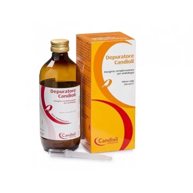 Candioli Depuratore Mangime Complementare Ornitologia Supporto Metabolico 200 ml