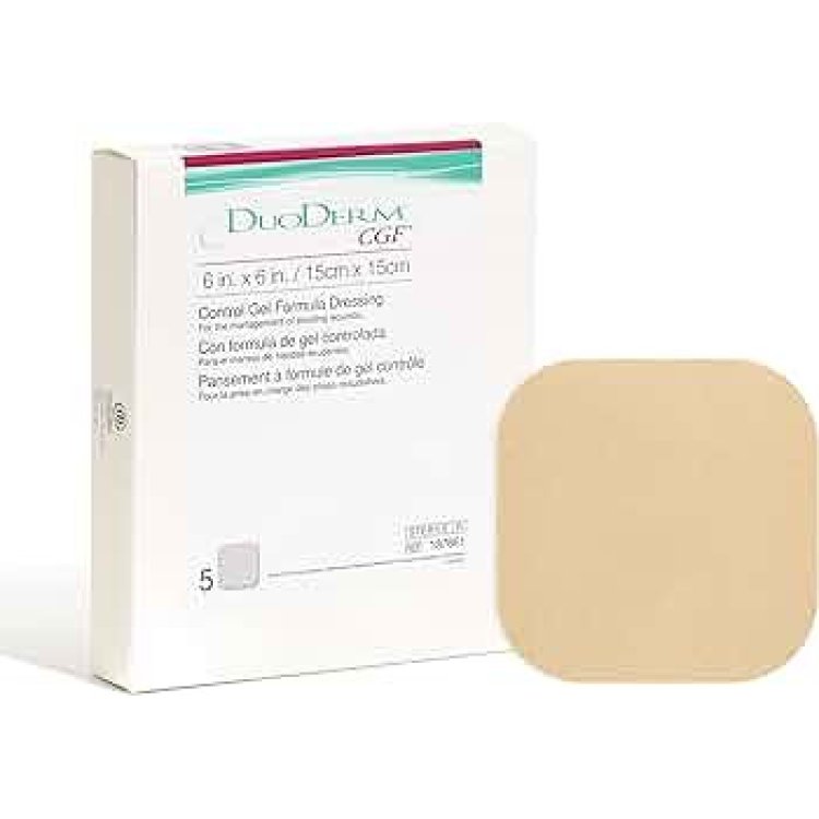 Convatec DuoDerm CGF Medicazione Sterile 15x18 cm - 5 Pezzi Convatec DuoDerm CGF Medicazione Sterile 15x18 cm - 5 Pezzi