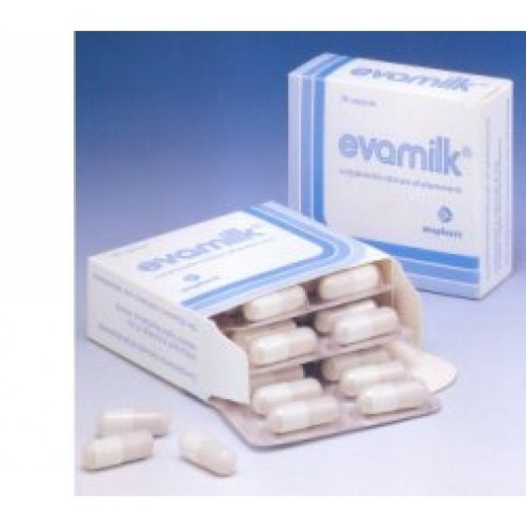 Evapharm Evamilk Integratore per Allattamento Supporto Maternit&agrave; 30 Capsule