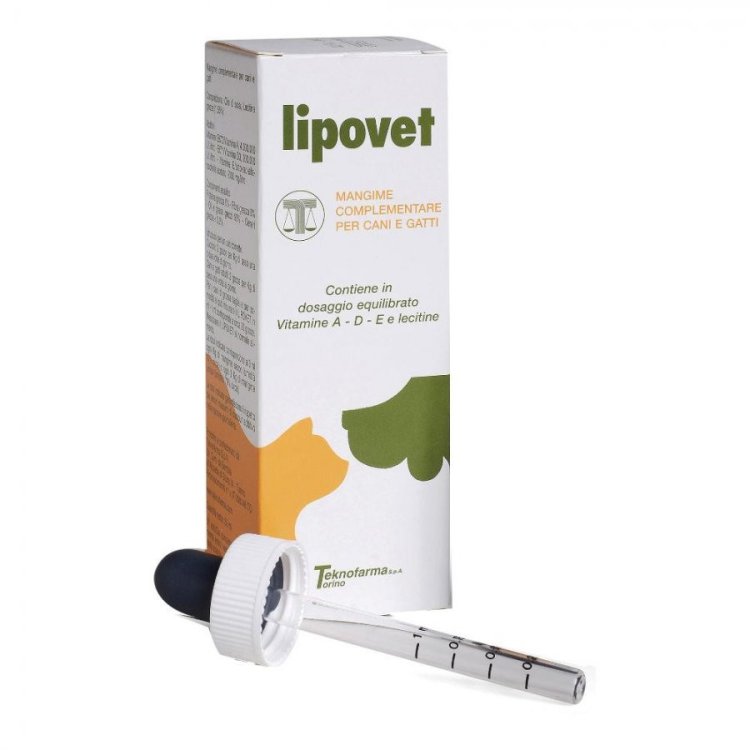 Teknofarma Lipovet Mangime Complementare per Cani e Gatti 50ml