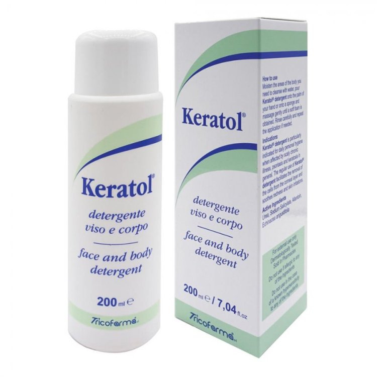 Tricofarma Keratol Detergente Liquido Per Pelli Squamose 200ml Tricofarma Keratol Detergente Liquido Per Pelli Squamose 200ml