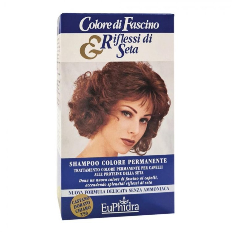 Euphidra Colore di Fascino T56 Tintura Capelli Castano Dorato Chiaro