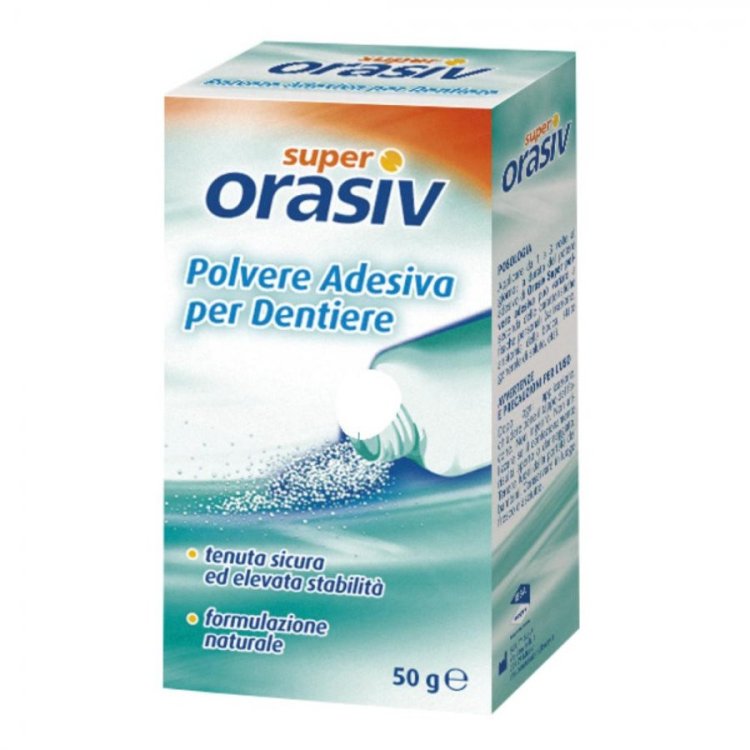 Nova Argentia Orasiv Super Polvere Adesiva per Dentiere 50 g