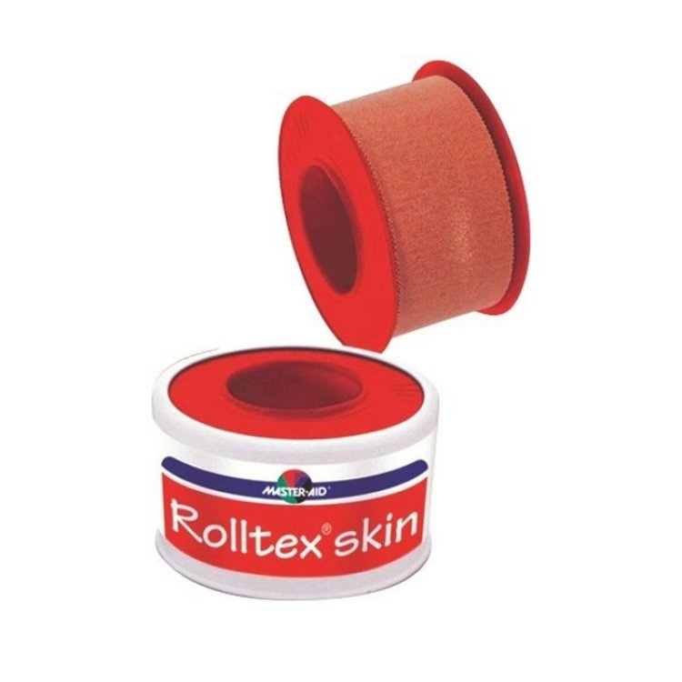 Master Aid Rolltex Skin Cerotto Tela Rosa per Fissaggio Medicazioni 5m x 2,5cm