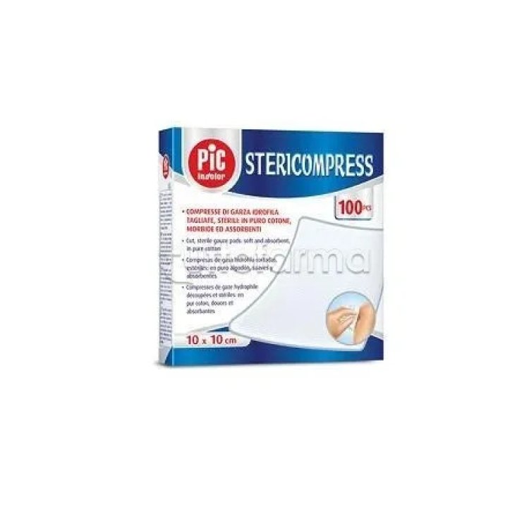 Pic Stericompress Compresse di Garza Sterili 70x100cm per Medicazione