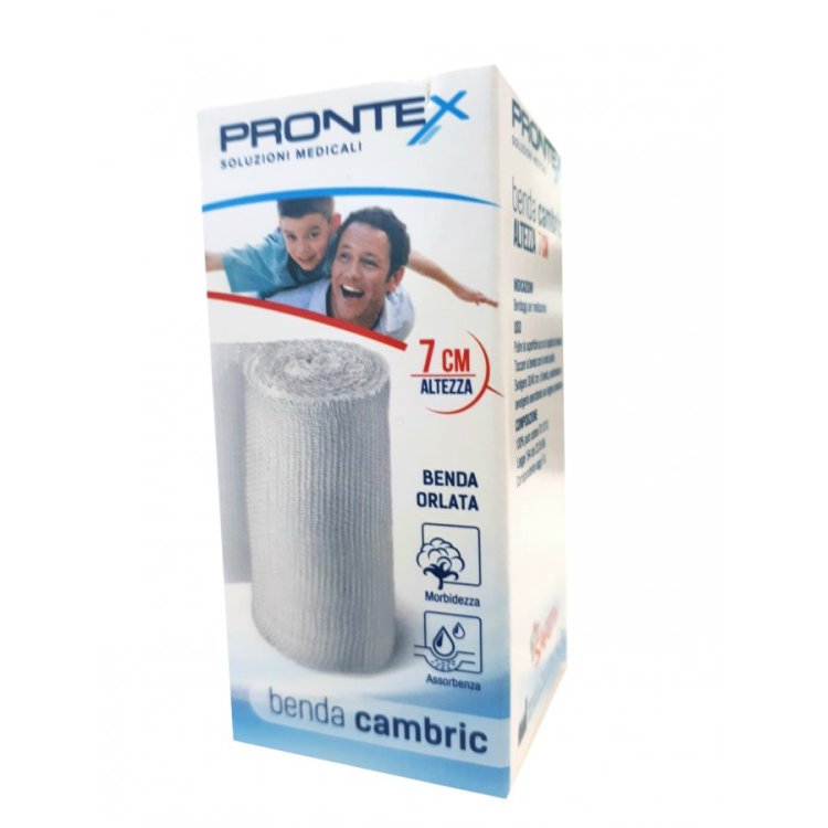 Prontex Benda Cambric 7cm: Benda Orlata Protettiva in Cotone