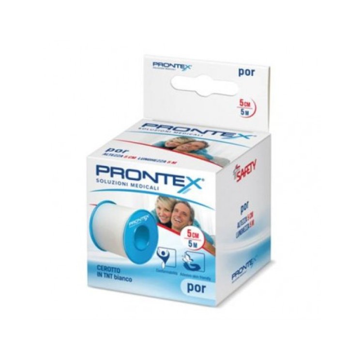 Prontex Cerotto in Carta Ipoallergenico per Pelli Delicate 5x500 cm