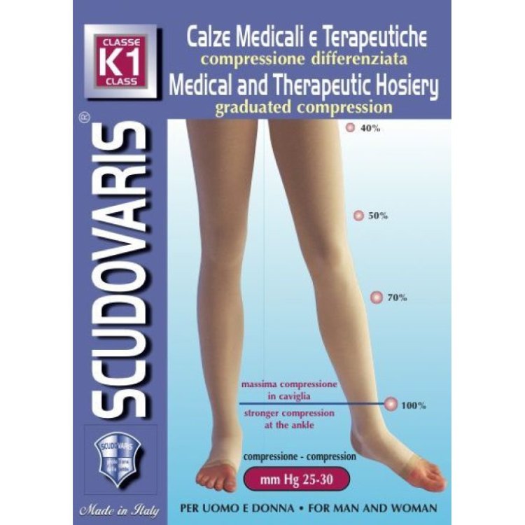 Scudovaris Gambaletto K1 Naturale Taglia 2 Compressione Media