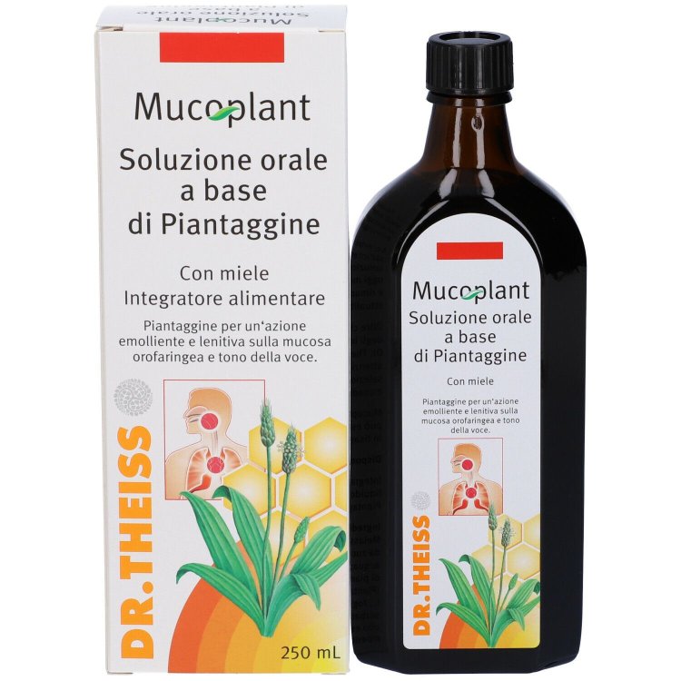 Naturwaren Mucoplant Piantaggine Integratore Emolliente e Lenitivo 250 ml