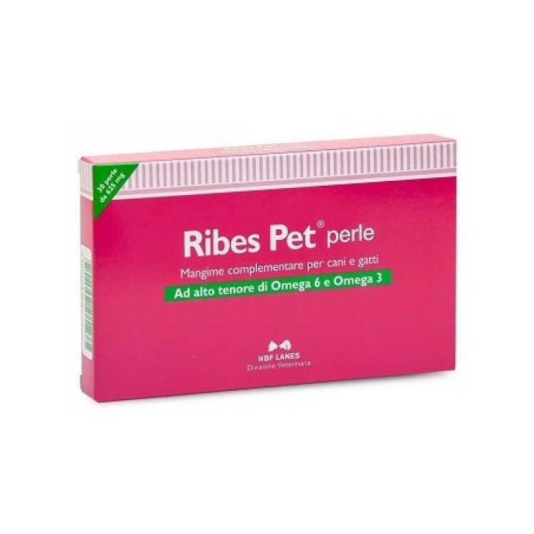 N.b.f. Lanes Ribes Pet Integratore per Cani e Gatti per Dermatite 30 Perle