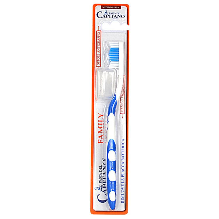 Pasta del Capitano Family Spazzolino Medio per Tutta la Famiglia