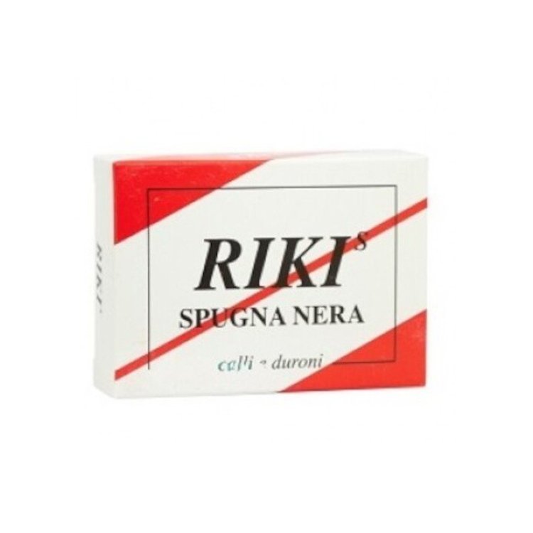 Riki's Spugna Nera con Zolfo Esfoliante per Calli e Duroni