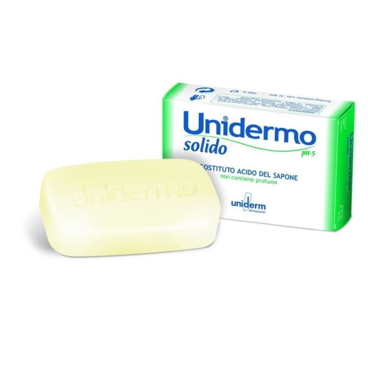 Unidermo Sapone Solido Detergente Delicato pH-5 100 g