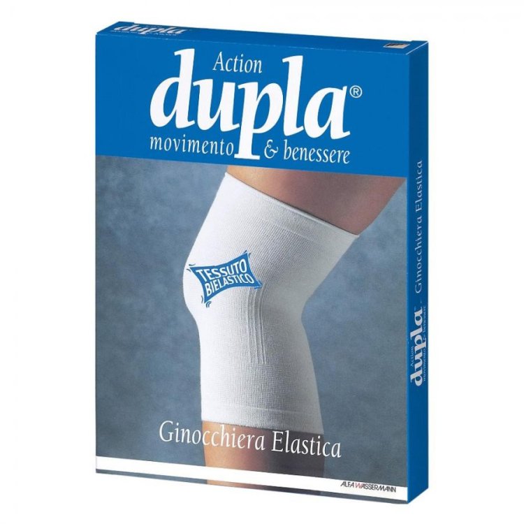 Dupla Ginocchiera Elastica Bianca Taglia M Per Prevenire Strappi Dupla Ginocchiera Elastica Bianca Taglia M Per Prevenire Strappi