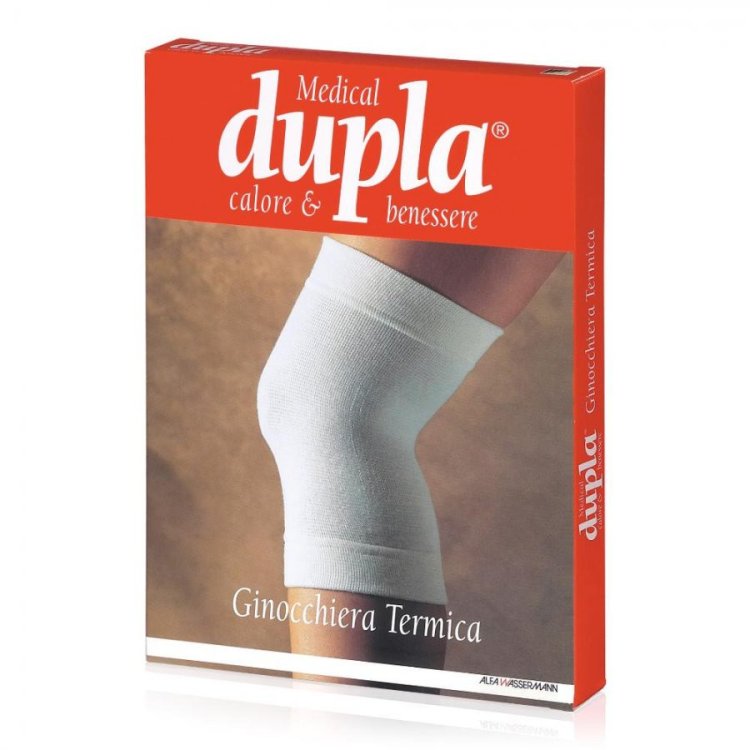 Dupla Ginocchiera Termica Bianca Taglia L Dupla Ginocchiera Termica Bianca Taglia L