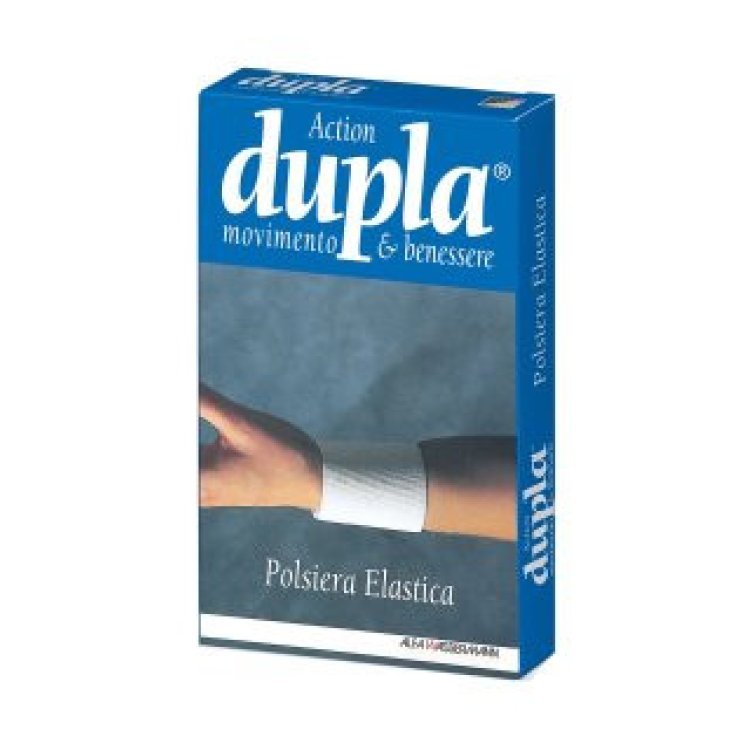 Dupla Polsiera Elastica Bianca Misura M