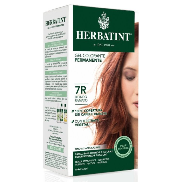 Herbatint Gel Colorante Permanente 7R Biondo Ramato