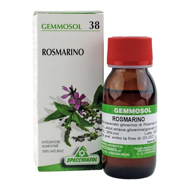 Specchiasol Gemmosol 38 Rosmarino Integratore Supporto Fegato 50ml Specchiasol Gemmosol 38 Rosmarino Integratore Supporto Fegato 50ml
