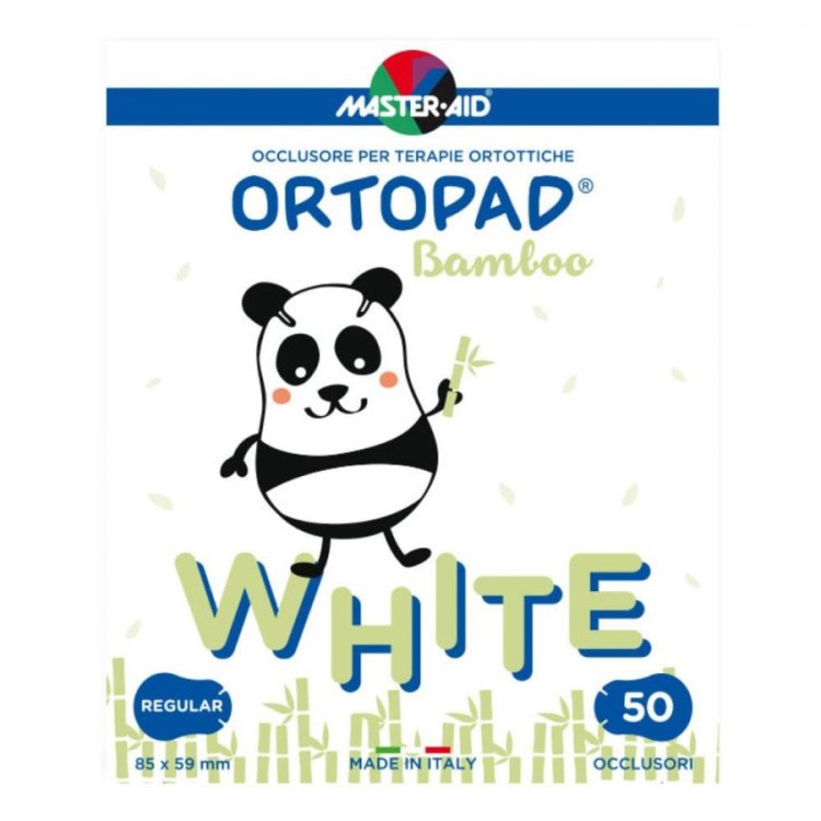 Master Aid Ortopad Cerotto Oculare Ortottica Bianco Regular - 50 Pezzi